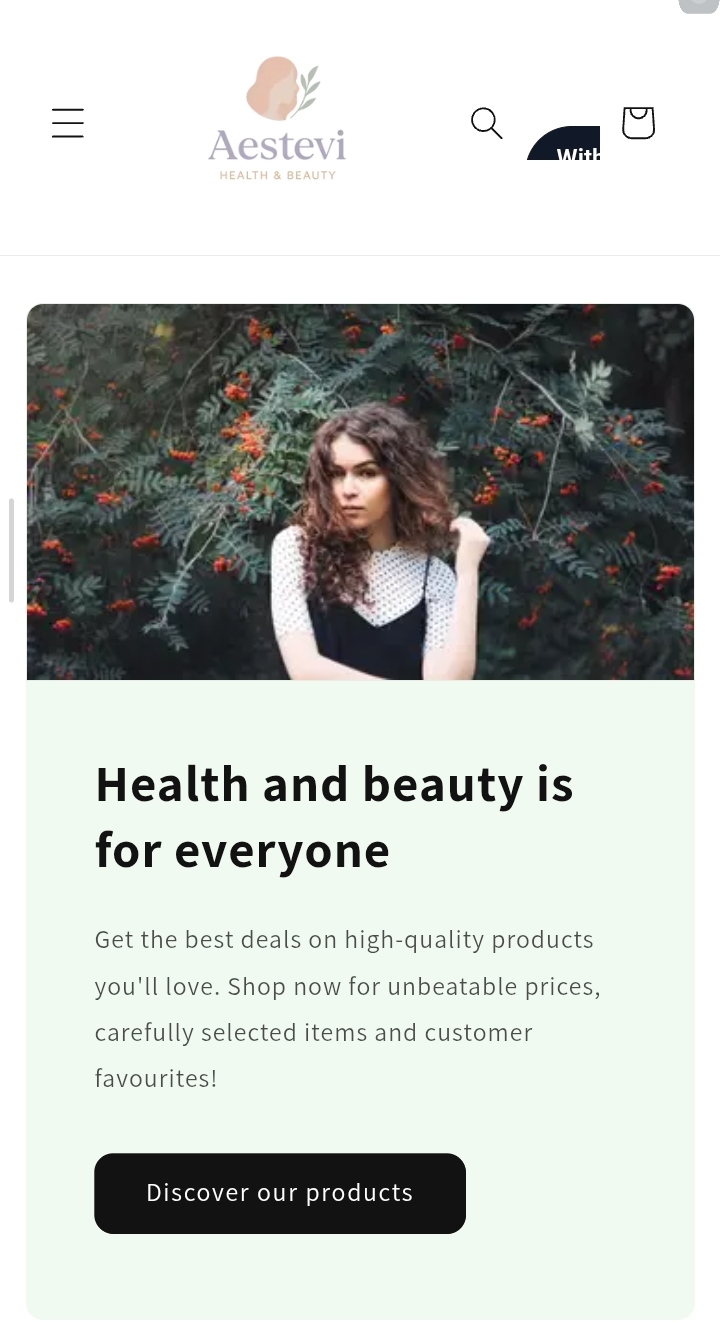 Aestevi Shopify store